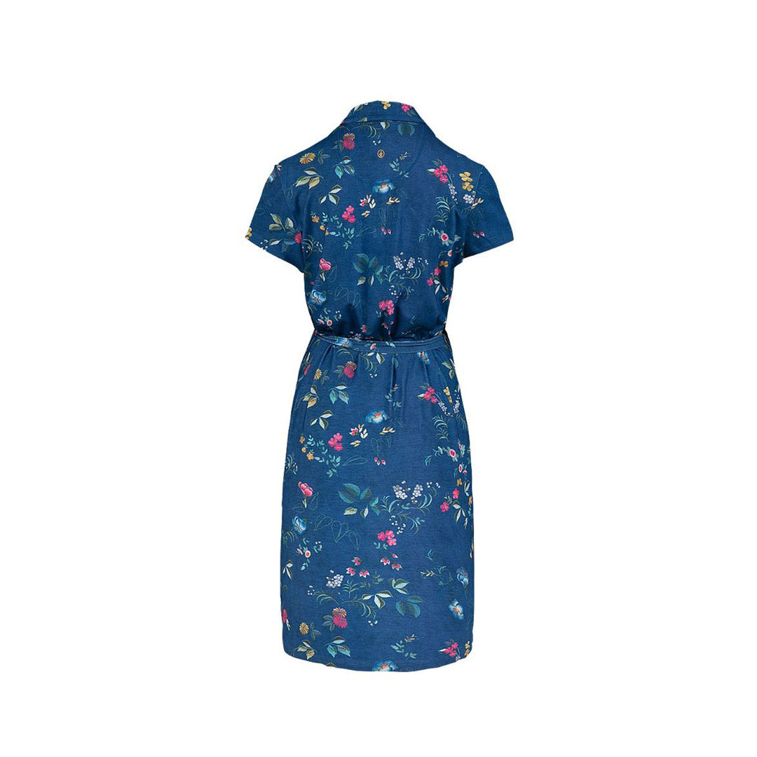 Dolijn Langes Nachthemd Tokyo Blossom Dark Blue XL