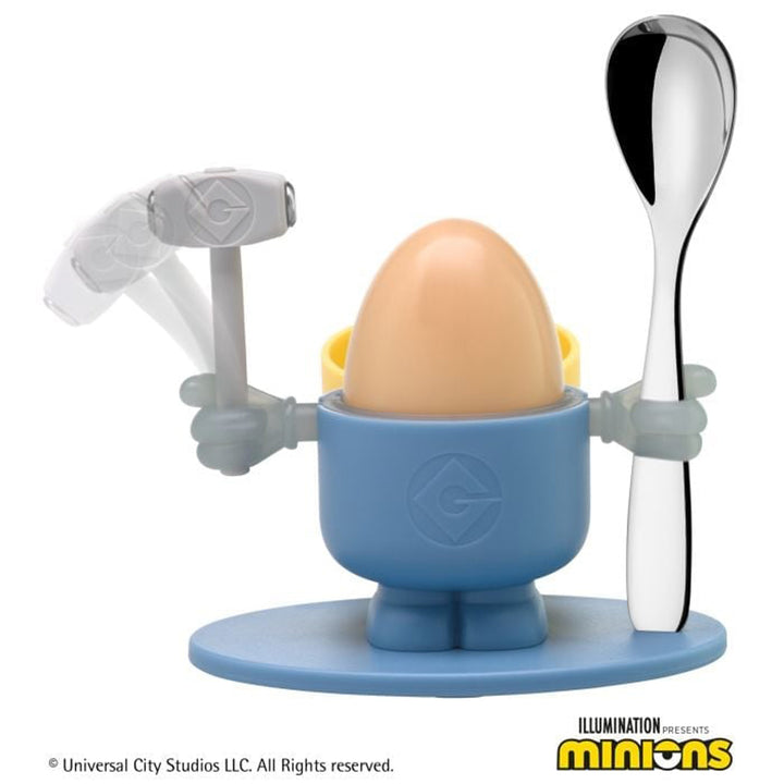 Minions® egg cup with spoon