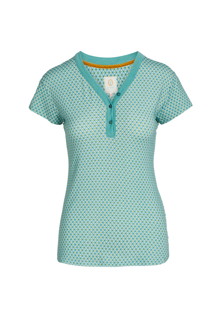 Teca Short Sleeve Shirt Marquise Blue S